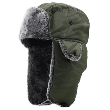Cozy Fur-Like Lining Earflap Hat - Image 4