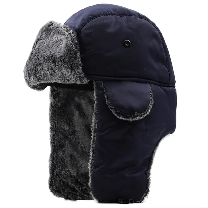 Cozy Fur-Like Lining Earflap Hat - Image 3