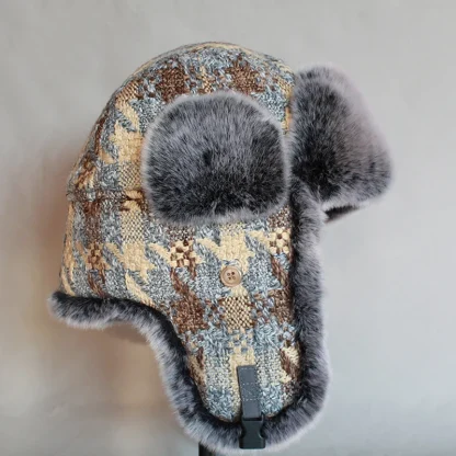 Winter Trapper Hat with Ear Flaps - Image 3