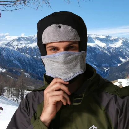 Fleece-Lined Snow Trapper Hat