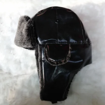 Plush Fleece Earflap Bomber Hat - Image 4