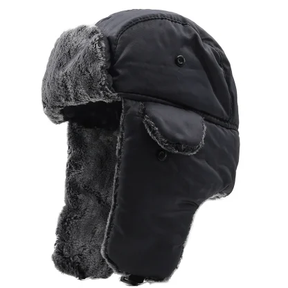 Cozy Fur-Like Lining Earflap Hat