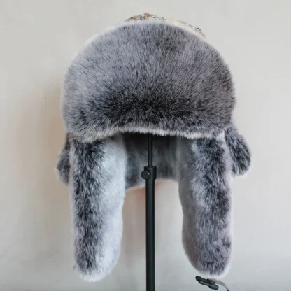 Winter Trapper Hat with Ear Flaps - Image 5