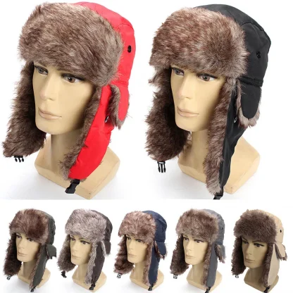 Warm Faux Fur Trapper Hat - Image 3