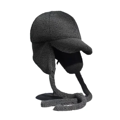 Cozy Warm Bomber Hat with Chin Ties