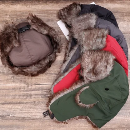 Cozy Faux Fur Earflap Hat - Image 4