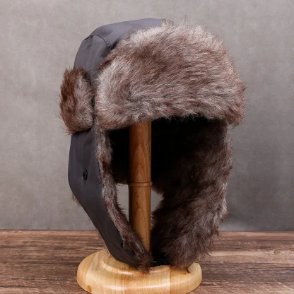 Cozy Faux Fur Earflap Hat - Image 2