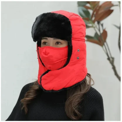 Cozy Warm Quilted Trapper Hat - Image 5