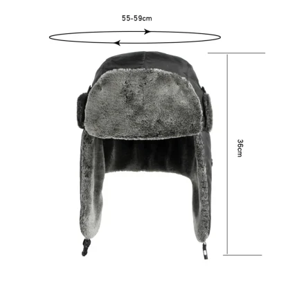 Snow Ski Warmer Bomber Hat - Image 6