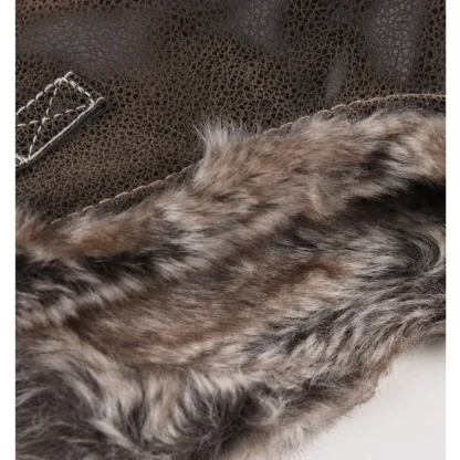 Faux Fur Lined Trapper Hat - Image 4