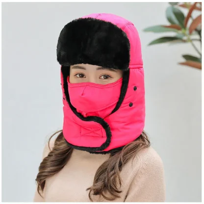 Cozy Warm Quilted Trapper Hat - Image 6