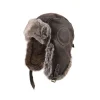 Faux Fur Lined Trapper Hat - Image 5