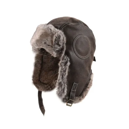 Faux Fur Lined Trapper Hat - Image 5