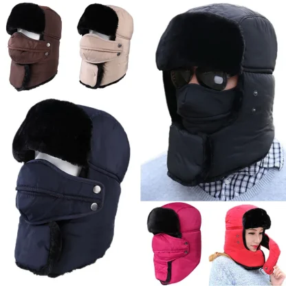 Cozy Warm Quilted Trapper Hat - Image 2