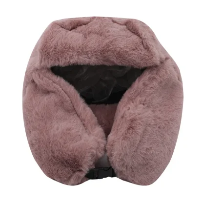Solid Faux Fur Bomber Hat - Image 5