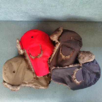 Winter Quilted Trapper Hats - Image 5