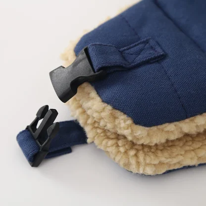 Aviator Hat with Thick Fur-Like - Image 7