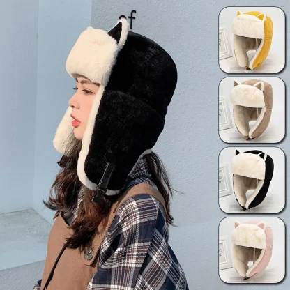 Luxe Cat Ear Trapper Hat - Image 4