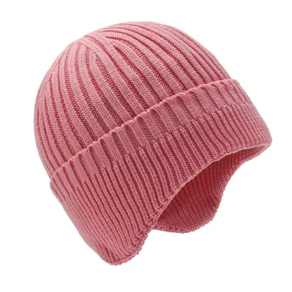 Knitted Warm Earflap Trapper Hat - Image 2