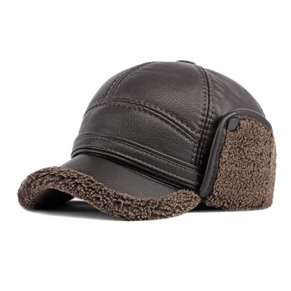 Winter Baseball Cap with Earflaps - Image 3