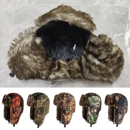 Winter Plush Warm Earflap Hat - Image 2