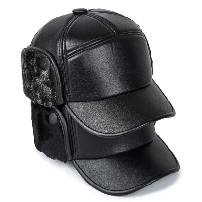 Winter Adjustable Earflaps Hat - Image 2