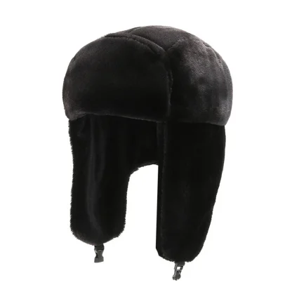 Thick Plush Earflap Hats
