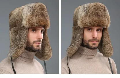 Thick Warm Bomber Hat - Image 4