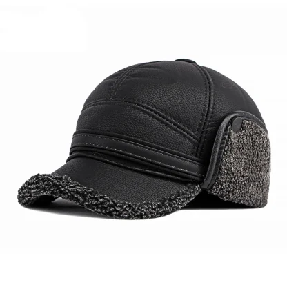 Winter Baseball Cap with Earflaps - Image 2
