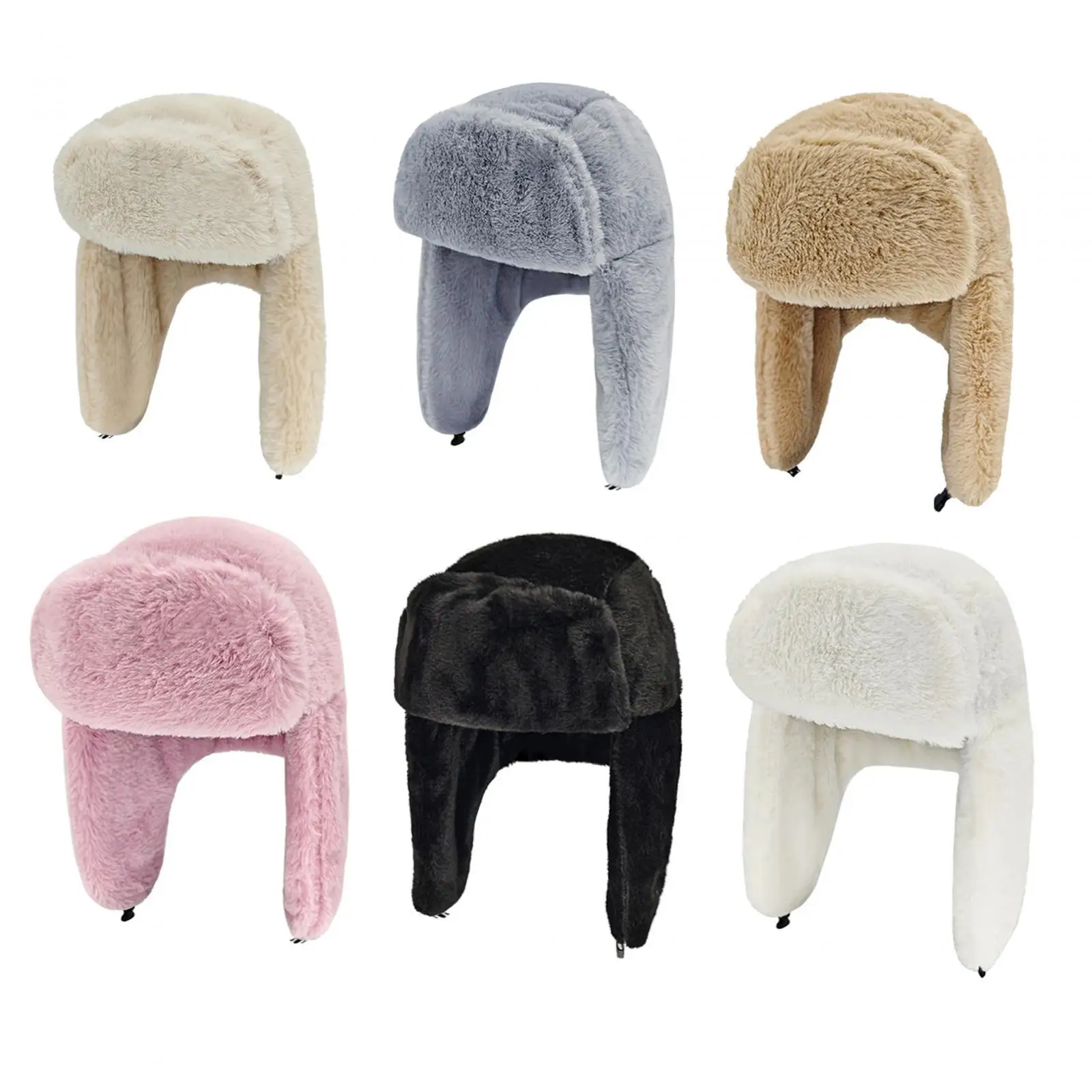 Winter Trapper Hats Winter Warm Hat with Earflaps Biking Ear Cap Winter Hats for Adults